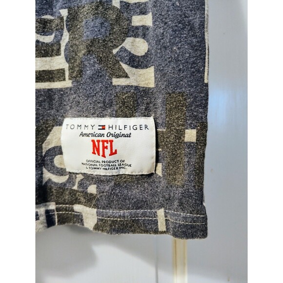 Tommy Hilfiger All Over Print Seattle Seahawks Size Medium T-Shirt AOP American - Picture 4 of 13